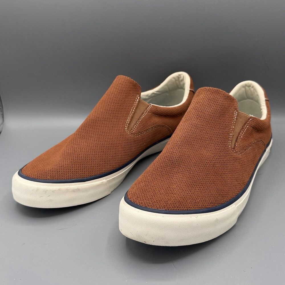 Seavees Hawthorne Slip On Casual Shoes Suede - Terracota - Men’s Sz 11